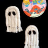 Spooky Macramé Ghost Magnet