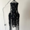 Moody Fringe Chandelier Lamp with Table Display - Image 7