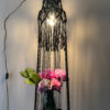Moody Fringe Chandelier Lamp with Table Display - Image 2