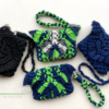 NFL Stadium Size Regulated  Macrame Clutch Handbag
