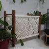 Boho Macrame Vinyl/Magzine Holder - Storage