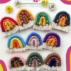 Boho Macramé Rainbow Magnet