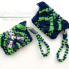 NFL Stadium Size Regulated  Macrame Clutch Handbag